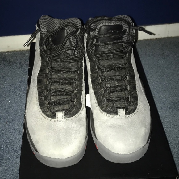 Air Jordan retro 10, cool grey/ infrared - Picture 2 of 5